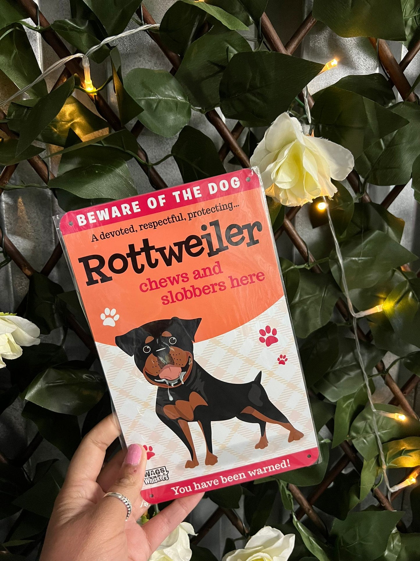 Dog breed signs